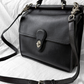 Vintage 2003 Coach Willis Bag #9927 Black Leather Crossbody Satchel Purse