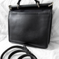 Vintage 2003 Coach Willis Bag #9927 Black Leather Crossbody Satchel Purse