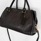 Vintage 1980s Coach Broadway Satchel Black Leather Doctor Bag | USA Made Crossbody Purse