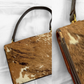Vintage Calf Pony Hair Top Handle Brown Leather Handbag | Mid-Century Made in Mexico Purse
