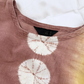 Moyuru Linen Blend Japanese Designer  Shibori Pocket Tunic Dress (M)