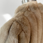 NEW Avec Tu Vintage  Faux Fur Blonde Coat Long Swing Princess Coat USA Union Made