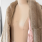 NEW Avec Tu Vintage  Faux Fur Blonde Coat Long Swing Princess Coat USA Union Made