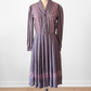 Vintage 80s Purple Print One of a Kind Dress (6/8)