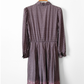 Vintage 80s Purple Print One of a Kind Dress (6/8)