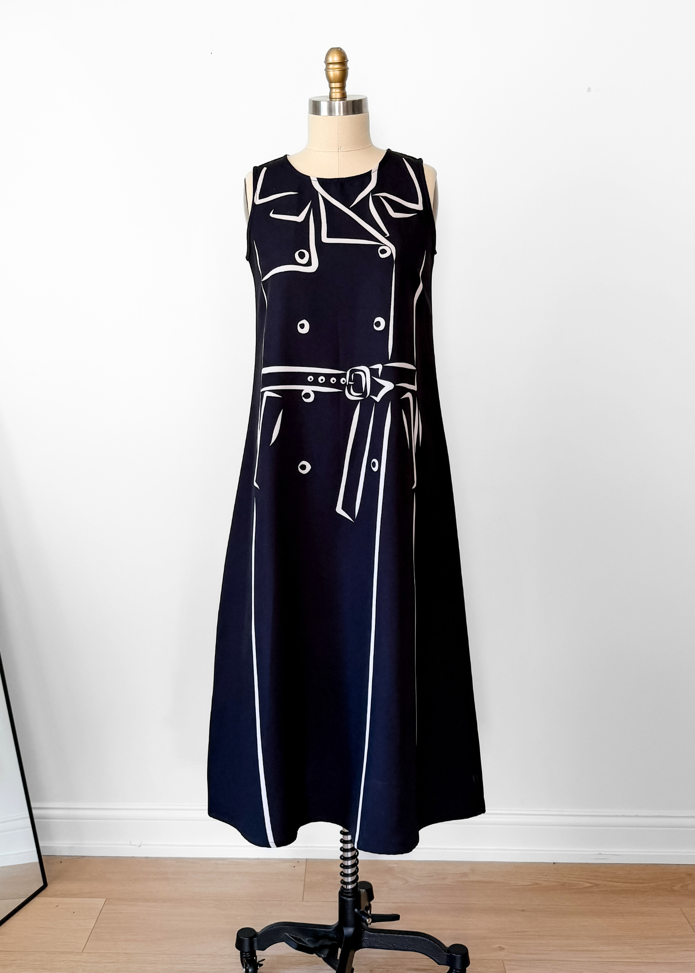 MME.Mink Trench Garden Full Length A-line Dress (S)