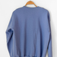 Vintage One-of-a-Kind Peacock Bead Embroidered Hanes Pullover Fleece Sweatshirt (L)