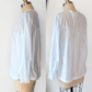 Vintage 80s Babizon Light Blue Bow and Rosette Bed Jacket