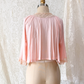 Vintage 1950s Munsing Intimates Light Pink Bed Jacket (S)