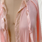 Vintage 1950s Munsing Intimates Light Pink Bed Jacket (S)