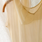 1930s Butter Yellow Silk Chiffon Bias Cut Dress