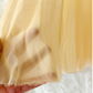 1930s Butter Yellow Silk Chiffon Bias Cut Dress