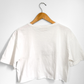 Vintage 90s Top Stitch Light House Embroidered Hand Cropped Tee (L/XL)