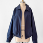 Vintage 90s Burberry Harrington Navy Cotton Windbreaker Spring Men's Jacket (XL)