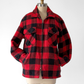 Vintage Marc Richards Classic Buttalo Plaid Sherpa Fleece Lined Insulated Jacket (M)