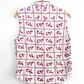 Terra Purple and White Western Cow Print Button Down Top (M)