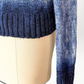 Altuzarra Blue Navy Hand Dyed 100% Silk Ribbon Knit Top (XS/S)