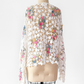 Vintage 00s Susan Bristol Floral Crochet Cardigan (XL)