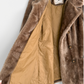 Vintage 80s White Stag Taupe Brown Faux Fur Coat (M)