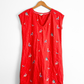 Boden Bright Red Polly Parrot Embroidered Sun Dress (4P or S)