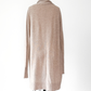 360 Cashmere Light Brown Tan Long Cardigan (L)