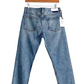 NEW RE/DONE Relaxed Crop Denim Jeans in Carpenter (26/4)