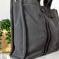 Hermès Fourre Tout Tote Canvas Bag in Graphite Gray