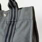 Hermès Fourre Tout Tote Canvas Bag in Graphite Gray