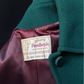 Vintage 60s Young Pendleton Dark Green Wool Cape Coat | Pure Virgin Wool Mod Cape
