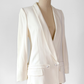Yves Saint Laurent Ivory Tuxedo Blazer Jacket Runway 2011