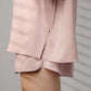 Lunya Washable Silk Tee in Delicate Pink Pajama Top (S)