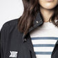 Zadig & Voltaire Black Long Kaze Nylon Parka Jacket