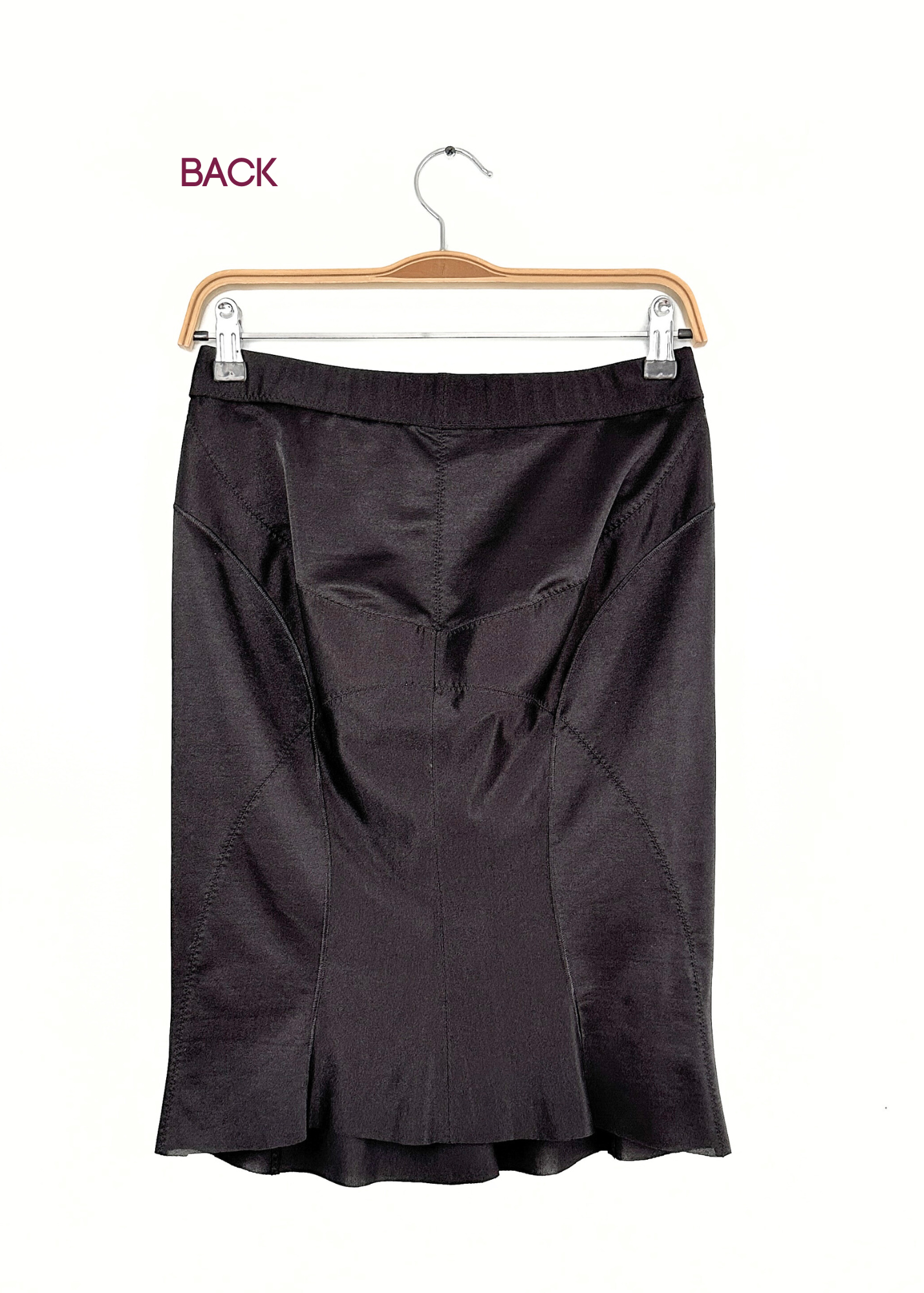 Vintage Fall 2003 Junya Watanabe Comme des Garçons Black Pencil Skirt (S)