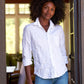 Frank & Eileen Barry Tailored Button Down in Signature Crinkle White Cotton (M)