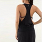 Lululemon Blissed Out Black and Gray Racerback Tank Dress (4)