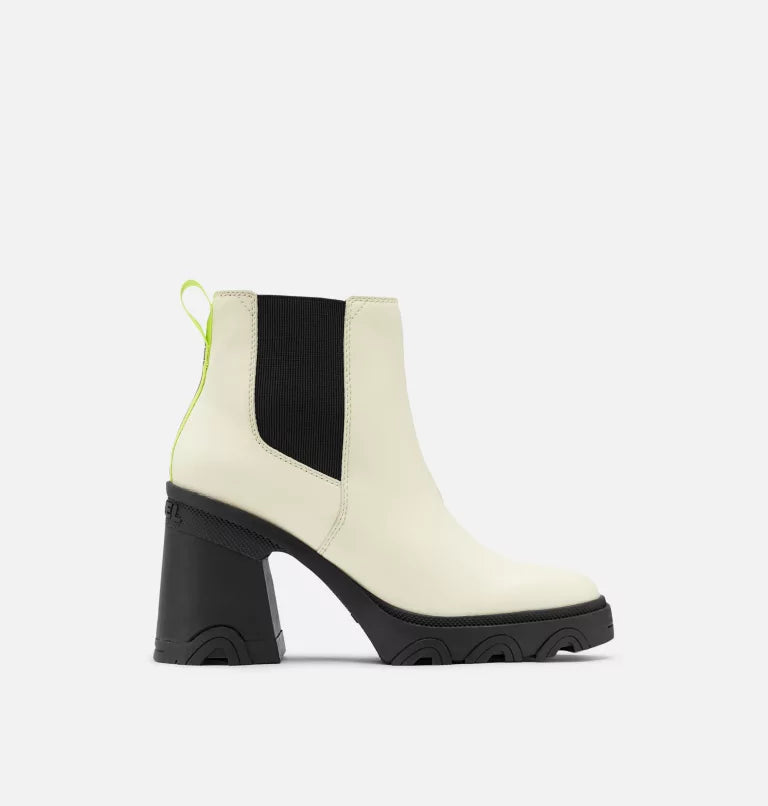 Sorel Brex Heel Chelsea Waterproof White Boots (7.5)