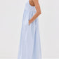 Jenni Kayne Cove Cotton Light Blue Maxi Dress (XXL)