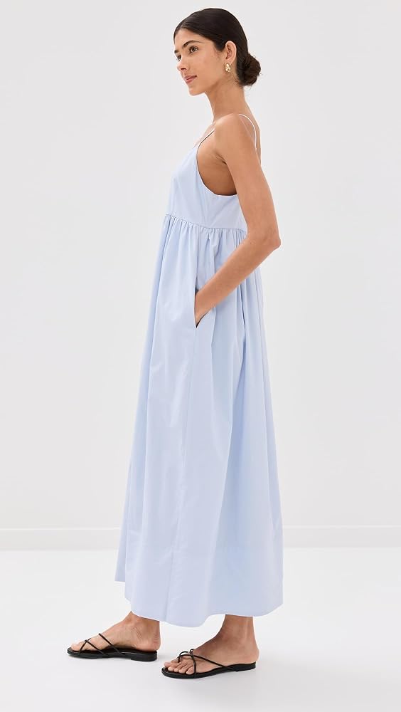 Jenni Kayne Cove Cotton Light Blue Maxi Dress (XXL)