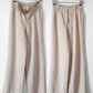 Max Mara Italian Pure Linen Wide Leg Trousers Minimalist Coastal Chic (US 12)
