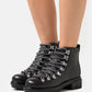 NEW Rag & Bone Black Lace Up Shiloh Hiker Leather Boot size 8.5