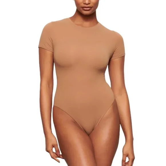 SKIMS Fits Everybody T-shirt Bodysuit in Sienna (2X)