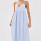Jenni Kayne Cove Cotton Light Blue Maxi Dress (XXL)