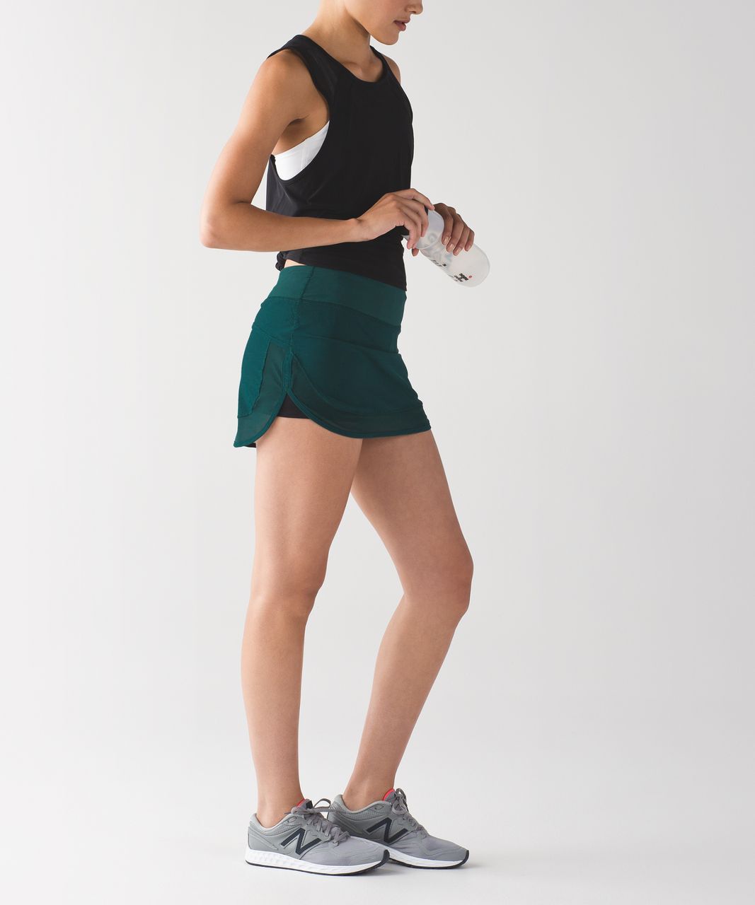 Lululemon Hotty Hot Skirt Skort in Dark Green (6)