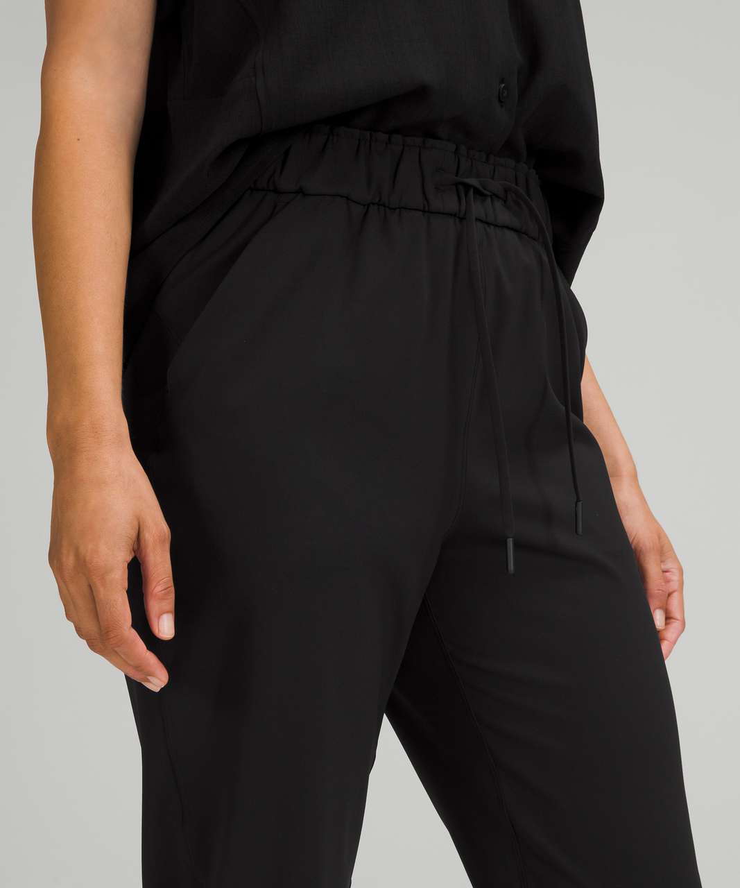 Lululemon Stretch High-Rise Jogger Pants in Black (6)
