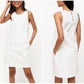 J.Crew White Denim Jumper Dress (10 or M)