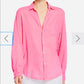 NEW Frank & Eileen Featherweight Pink Cotton Button Down Shirt (L)