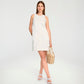 J.Crew White Denim Jumper Dress (10 or M)