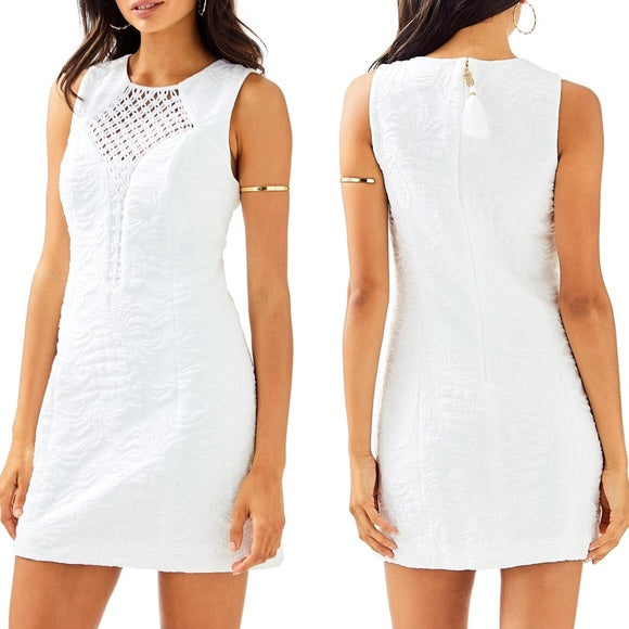 White lilly shop pulitzer dress