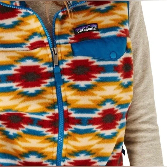 Patagonia Synchilla Fleece Vest in Wild Desert Prairie Gold (XS)