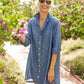Frank & Eileen Hunter Shirt Dress in Blue Linen Speckle